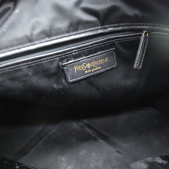 Yves Saint Laurent Large Muse Gold Metallic Pony Hair & Leather Bag - Picture 8 of 9